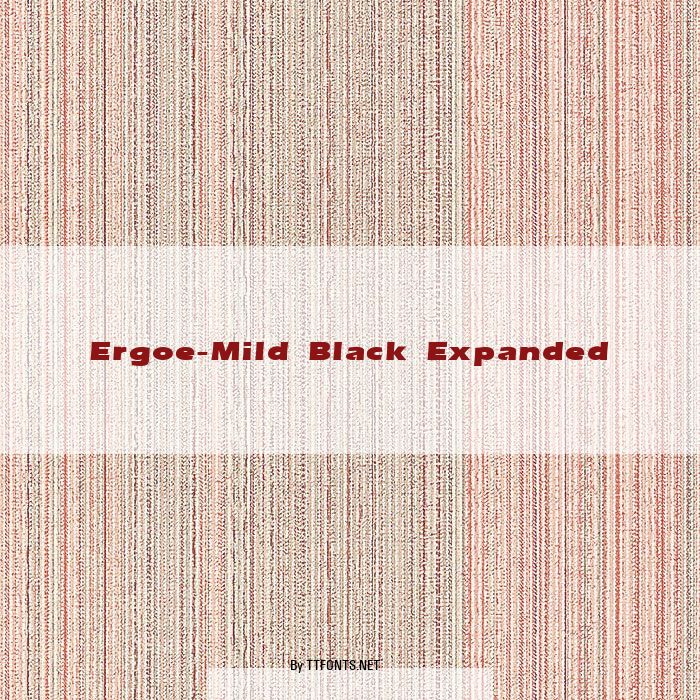 Ergoe-Mild Black Expanded example